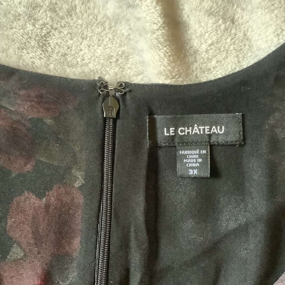 NWOT Le Château cocktail dress black and red plus size 3XL - Picture 2 of 8